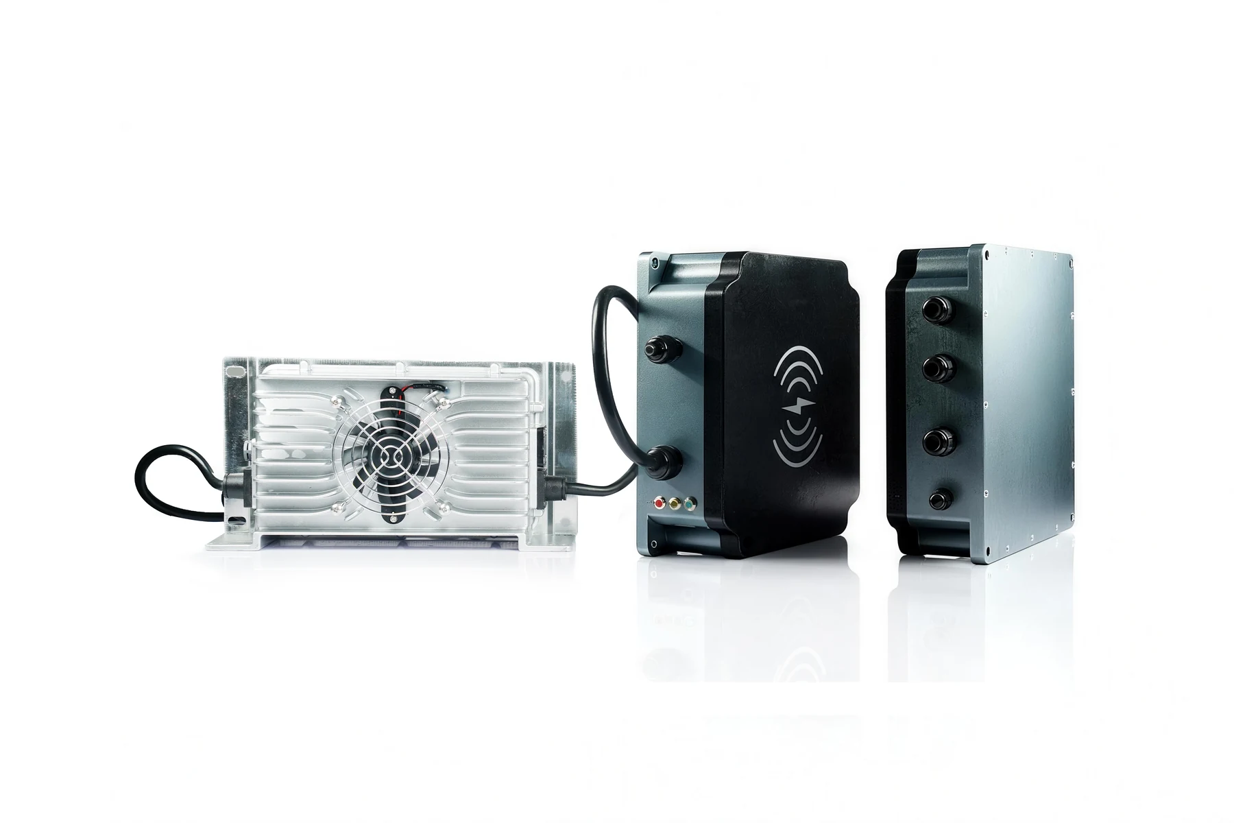 150 W 分體式充電系統 — 系列示意，非型號實物圖